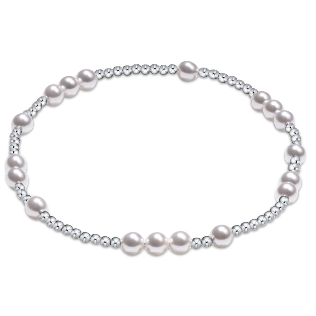 enewton extends hope unwritten pearl 4mm sterling bracelet