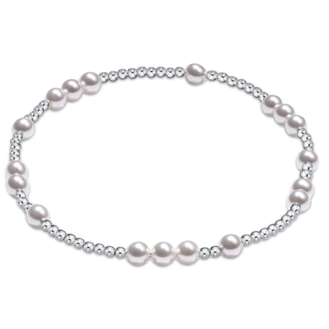 enewton extends hope unwritten pearl 4mm sterling bracelet