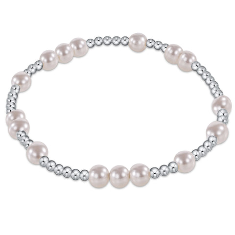 enewton extends hope unwritten pearl 5mm sterling bracelet