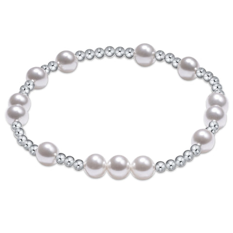 enewton extends hope unwritten pearl 6mm sterling bracelet