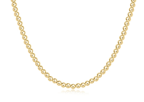 enewton 15 inch choker beaded - classic gold 4mm