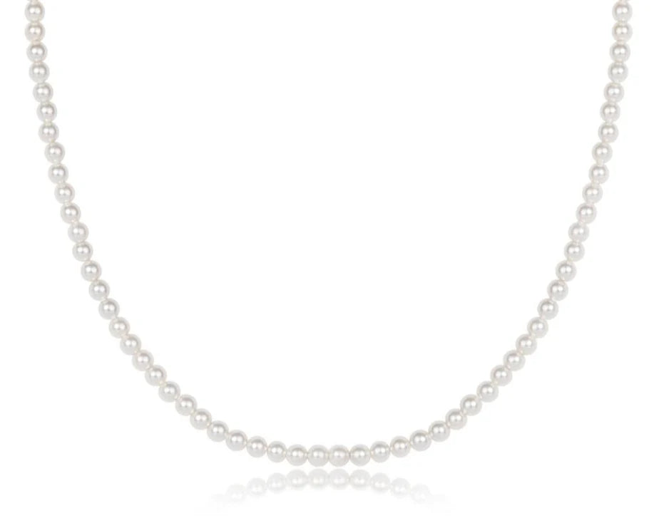 enewton 15 inch choker beaded - classic pearl 3mm