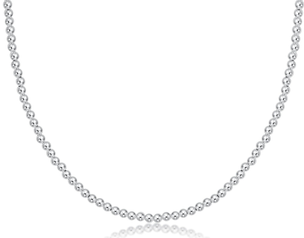 enewton 17 inch choker beaded - classic sterling 3mm