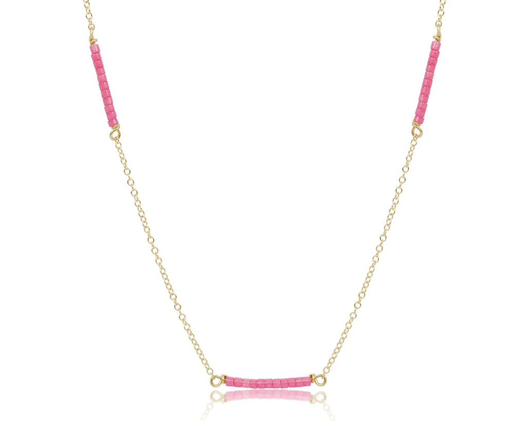 enewton 15 inch choker simplicity chain gold - hope bliss - bubblegum