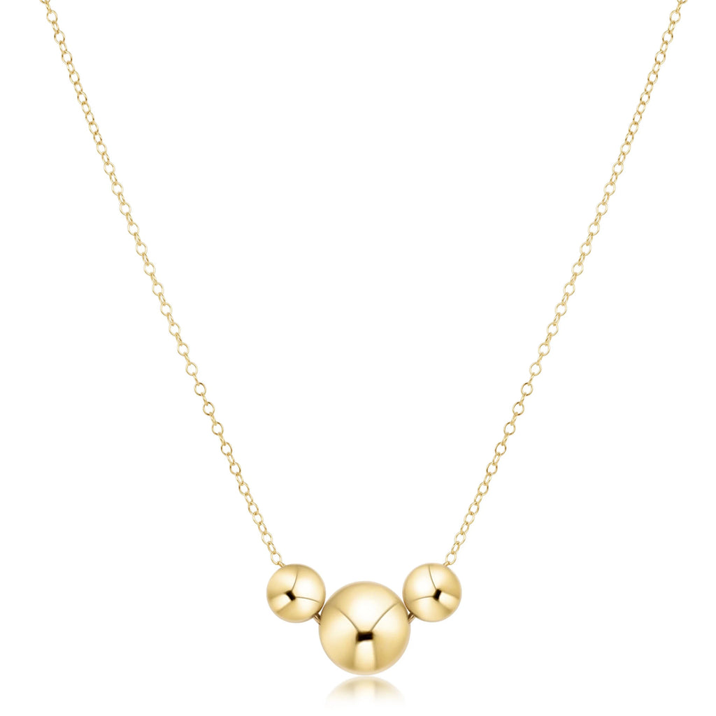 enewton 16 inch necklace gold - purpose gold