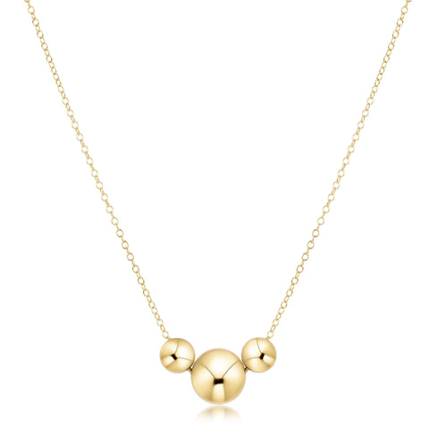 enewton 16 inch necklace gold - purpose gold