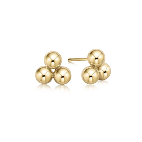 enewton classic cluster stud - gold 6mm