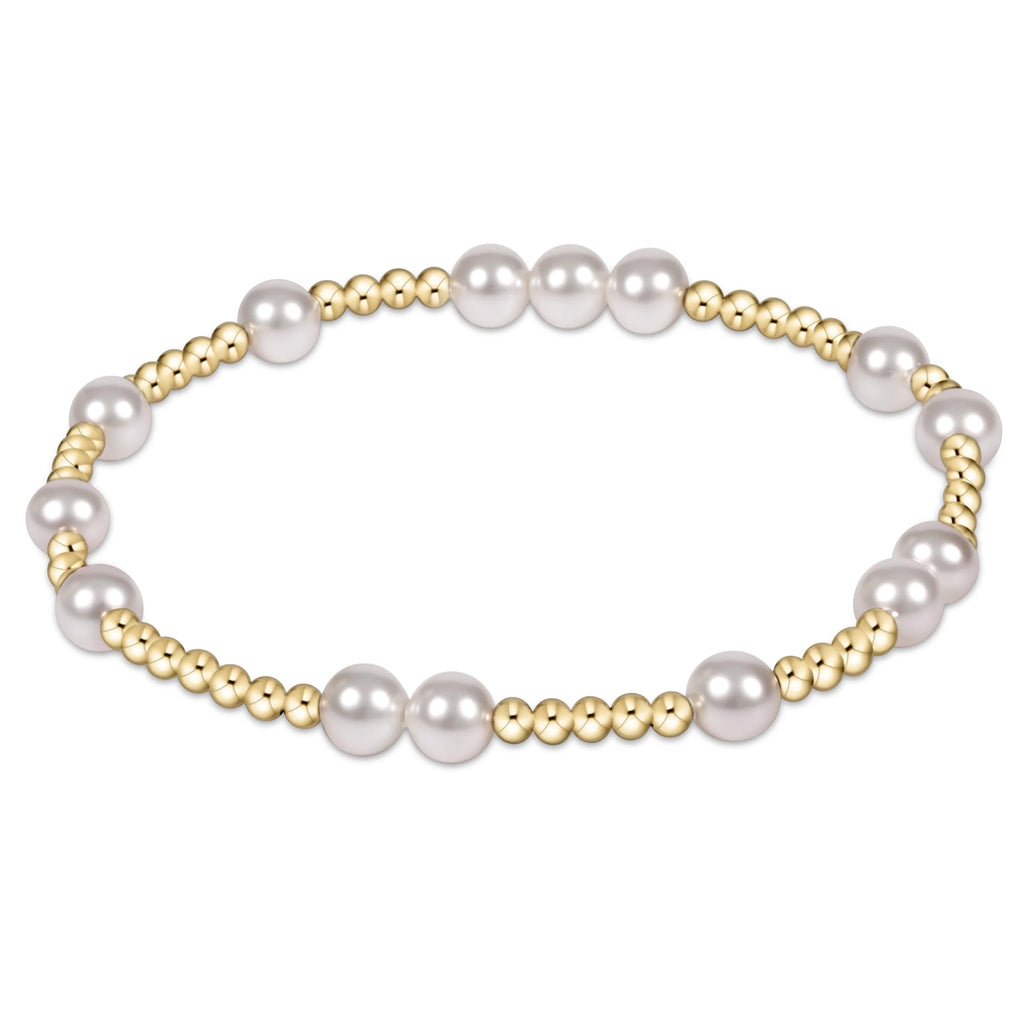 enewton enewton hope unwritten pearl 6mm bracelet