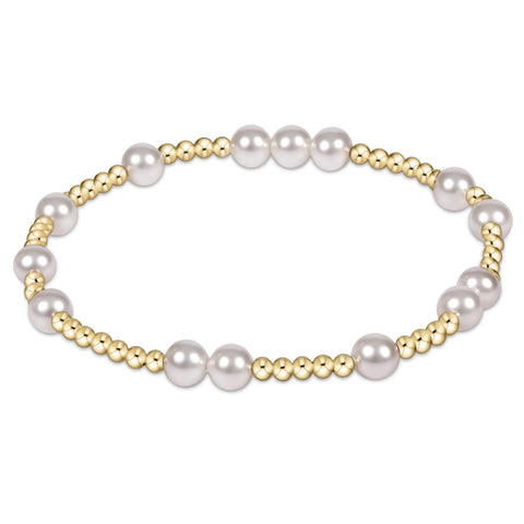 enewton enewton hope unwritten pearl 6mm bracelet