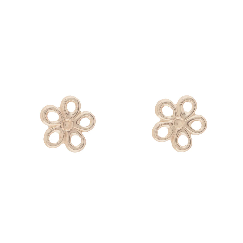 enewton - egirl daisy studs - gold