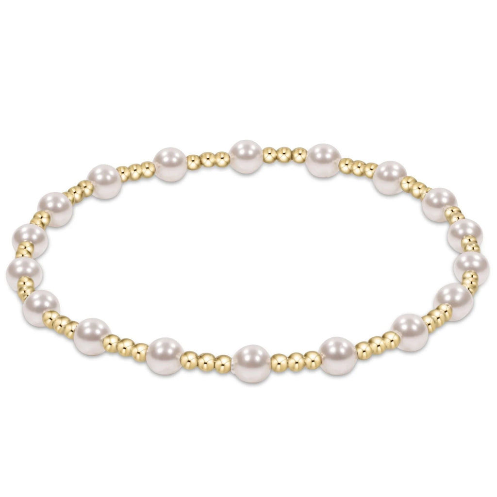enewton - egirl sincerity pearl 4mm bracelet