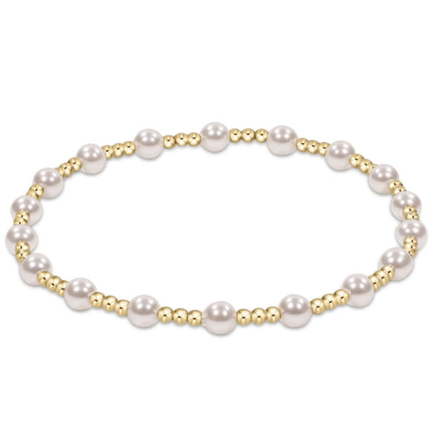 enewton - egirl sincerity pearl 4mm bracelet