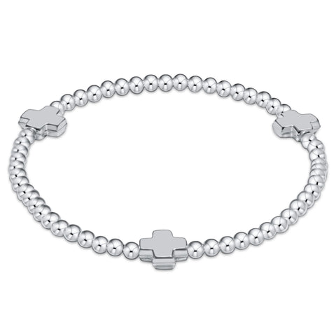 enewton extends signature cross 3mm sterling bracelet - sterling