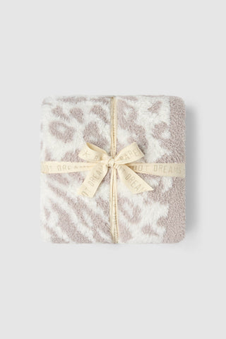Barefoot Dreams CozyChic Lush Knit Leopard Throw