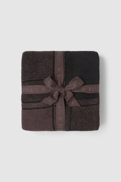 Barefoot Dreams CozyChic Buffalo Plaid Throw in Umber