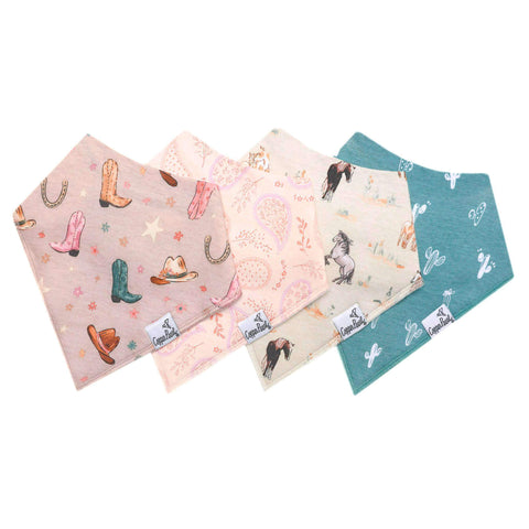 COPPER PEARL BANDANA BIBS - CHEYENNE