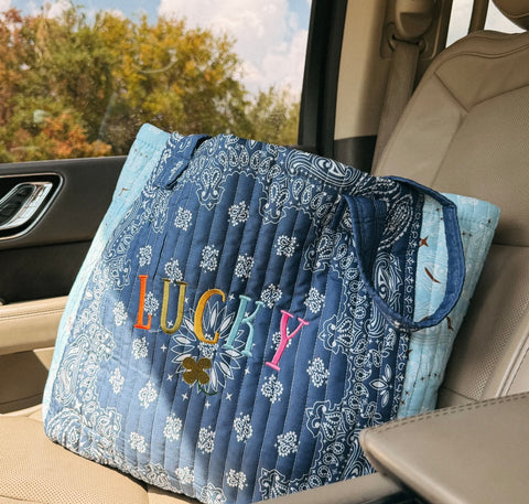 LUCKY Bandana Tote