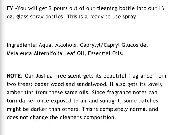 Joshua Tree Multi Surface Cleaner