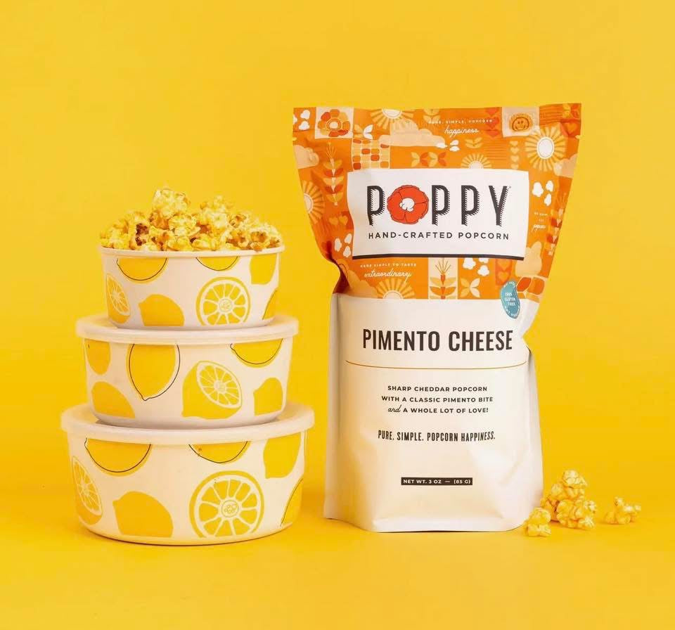 Pimento Cheese Poppy Popcorn