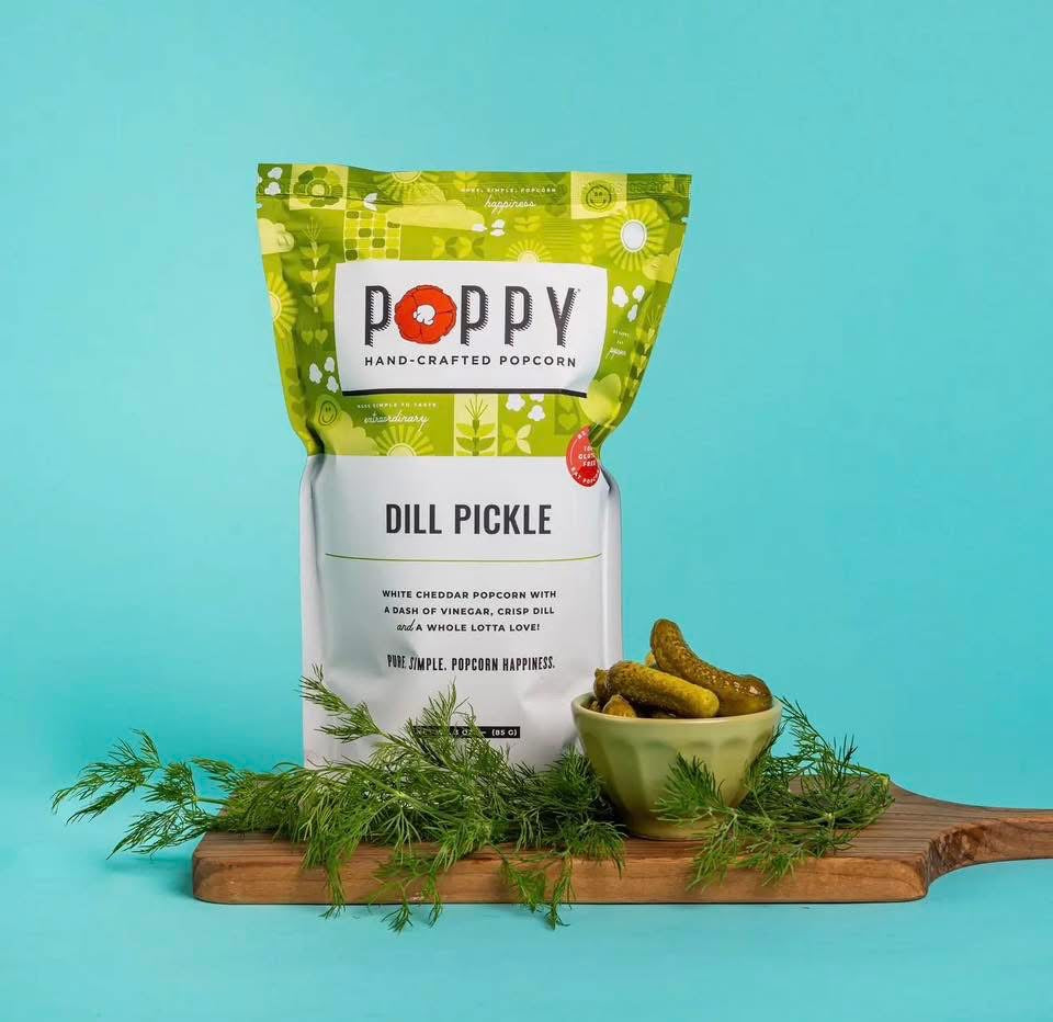 Dill Pickle Poppy Popcorn