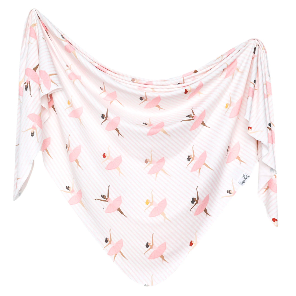 COPPER PEARL KNIT SWADDLE BLANKET - KATERINA