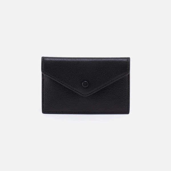 HOBO GOLDIE CARD CASE - BLACK