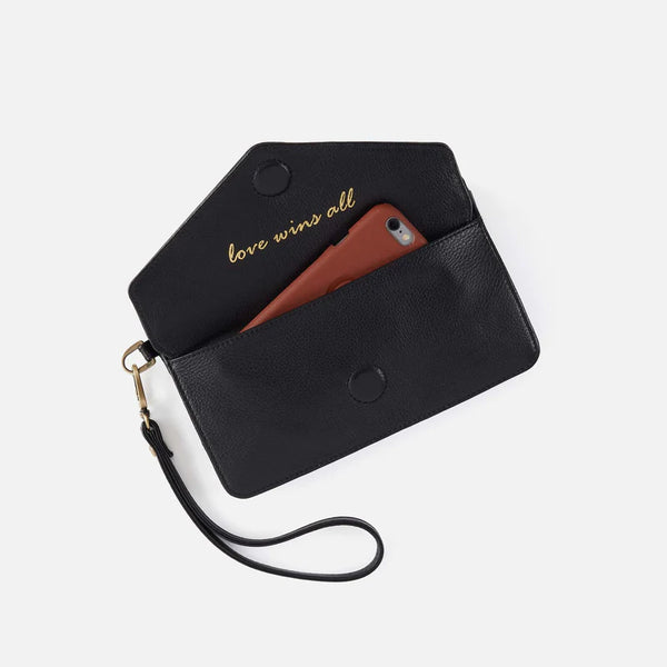 HOBO GOLDIE WRISTLET - BLACK