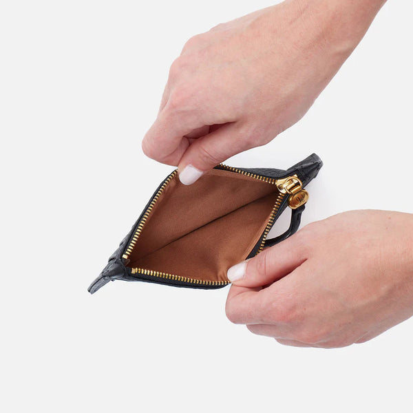 HOBO CARTE CARD CASE - BLACK