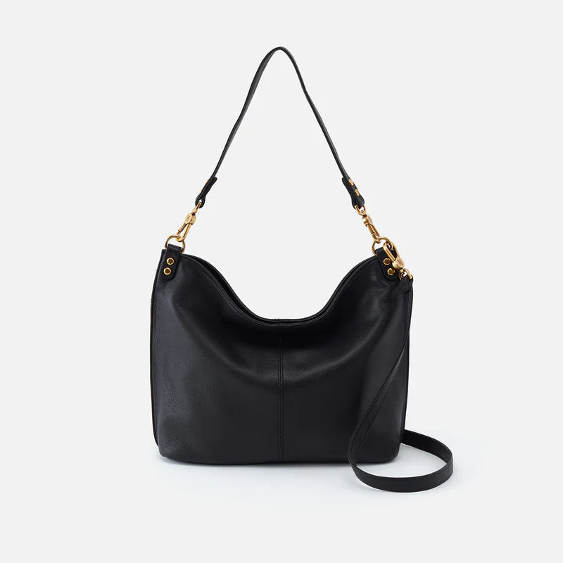 HOBO PIER SHOULDER BAG - BLACK