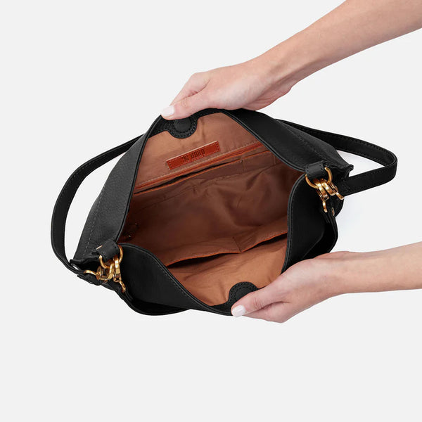 HOBO PIER SHOULDER BAG - BLACK