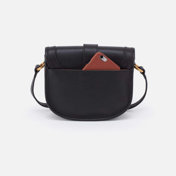 HOBO KIVA SMALL CROSSBODY - PEBBLED BLACK LEATHER