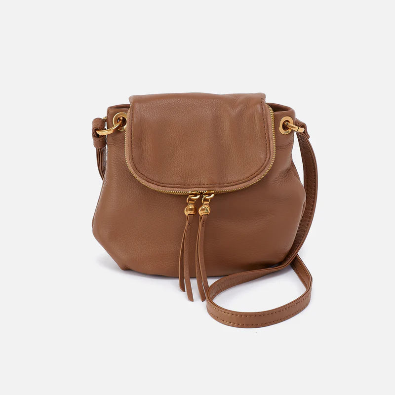 HOBO FERN ZIP-FLAT CROSSBODY - TIMBER