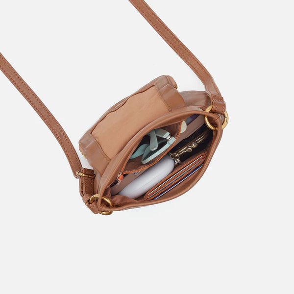 HOBO FERN ZIP-FLAT CROSSBODY - TIMBER