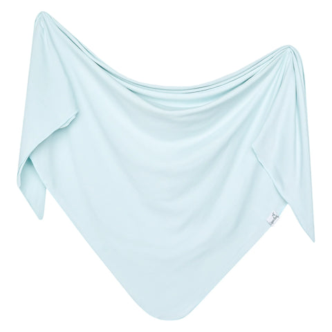 COPPER PEARL KNIT SWADDLE BLANKET - AIR