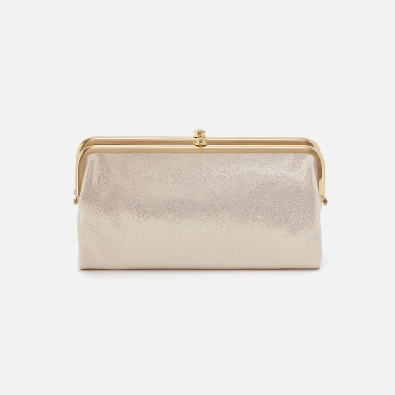 HOBO LAUREN CLUTCH - SAND SHIMMER