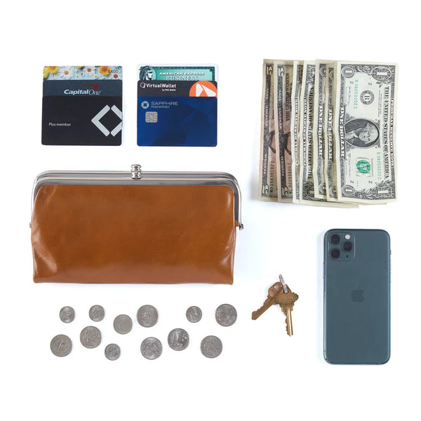 HOBO LAUREN CLUTCH WALLET - TRUFFLE