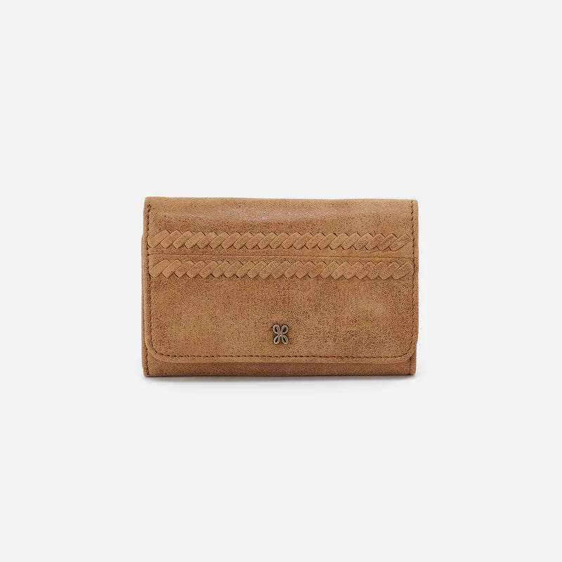HOBO JILL TRIFOLD WALLET - WHISKEY